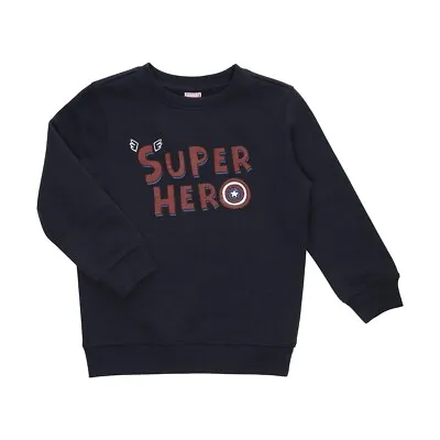 Buy Marvel Captain America Kids Boys Crew Neck Sweatshirt Jumper Top New With Tags • 10.39£