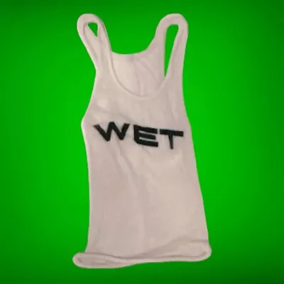 Buy YZY Mowalola WET Tank White Size: 3 Kanye West Vultures Official Merch Limited • 217.30£