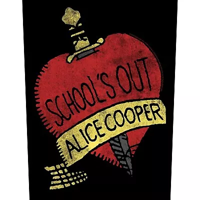 Buy Alice Cooper Schools Out Back Patch American Official Rock Band Merch • 12.52£