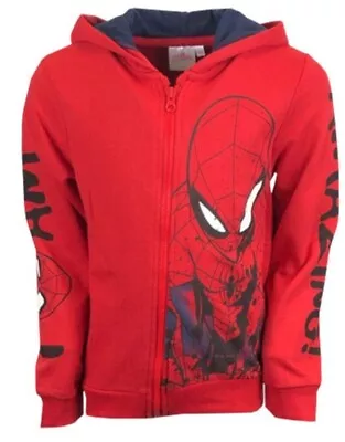 Buy  Boys Spider-man Hoodie  Sweatshirt Jumper In Years 3-9  • 11£