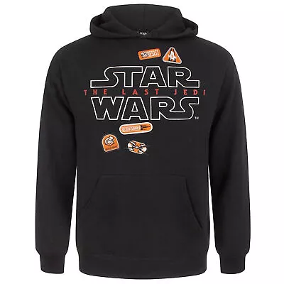 Buy Star Wars Mens The Last Jedi Badges Hoodie NS4399 • 31.41£