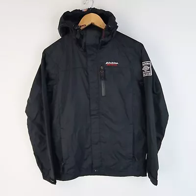 Buy Dickies Mens Windbreaker Rain Coat Zip Jacket Black SZ XS (M2938) • 20.95£