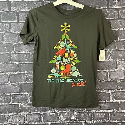 Buy Jurassic World Large Dinosaurs Tree Ornaments Short Sleeve Graphic T-Shirt • 7.79£