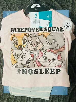Buy Disney's Sleepover Squad,#no Sleep 3/4year Old PJ Short Set , BRAND NEW • 4£