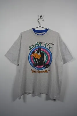 Buy Vintage 1992 Daffy Duck Youre Despicable Graphic Single Stitch T Shirt XL  • 39.99£