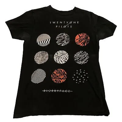 Buy Twenty One Pilots T-Shirt  Medium Blurry Face Front Graphics Short Sleeve Small • 13.44£