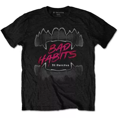 Buy Ed Sheeran Bad Habits Official Tee T-Shirt Mens • 15.99£
