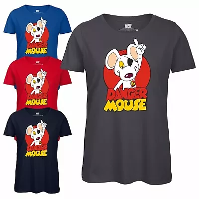 Buy Danger Mouse® Character Ladies T-Shirt - Officially Licensed Top Retro Cartoon • 13.13£