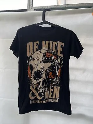 Buy Of Mice & Men Let’s Leave Out All Our Skeletons Band T Shirt Size Small • 13.99£