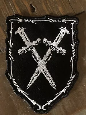 Buy Revenge - Shield Embroidered Patch War Black Metal Diocletian Blasphemy • 7.99£