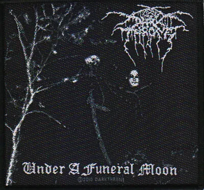 Buy Darkthrone Under A Funeral Moon Patch Black Metal Official Band Merch • 5.57£