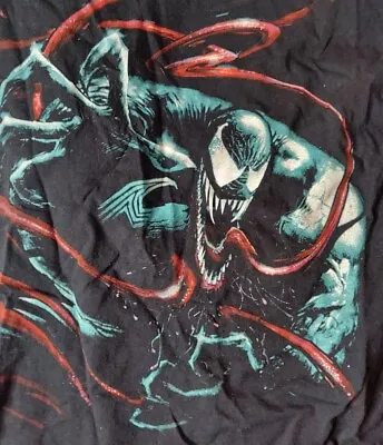 Buy Venom Tongue Double Sided 3XL Uni Black T-Shirt Spiderman Marvel • 18.89£