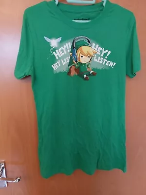 Buy Legend Of Zelda TeeTurtles T-Shirt Green Womens L • 10£