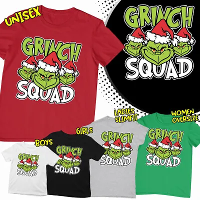 Buy Elf Grinch Santa Squad Sarcastic Xmas Family Matching Christmas T Shirt #2 • 9.99£