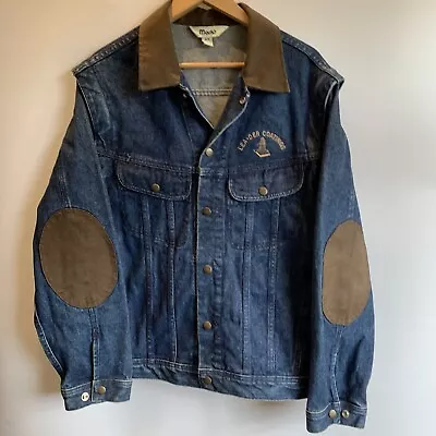 Buy Vintage Denim Jacket Mens Medium Blue Made In Canada Removable Sleeves • 42£
