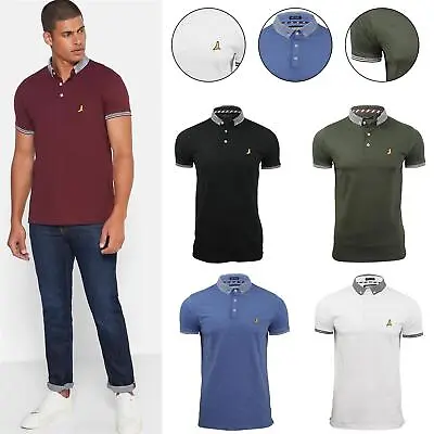 Buy Mens T Shirt Brave Soul Glover Short Sleeve Cotton Collared Casual Tee Top • 8.99£