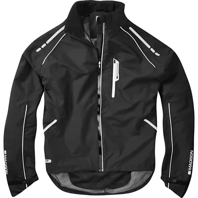 Buy Madison Prime Men's Waterproof Cycling Jacket, Biking, Riding, Black. • 39.99£