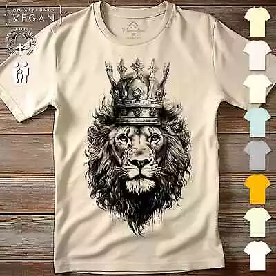 Buy Lion King Mens T-Shirt Animals Crown Wildlife African Nature Jungle F023 • 11.99£