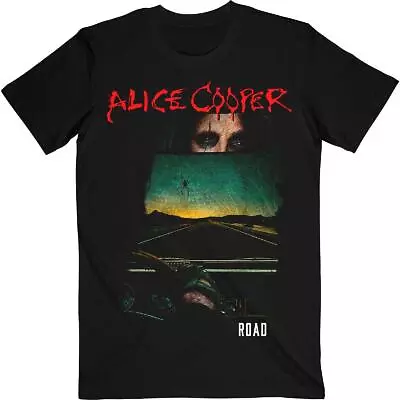 Buy Alice Cooper Road Cover Tracklist Official Tee T-Shirt Mens Unisex • 18.27£