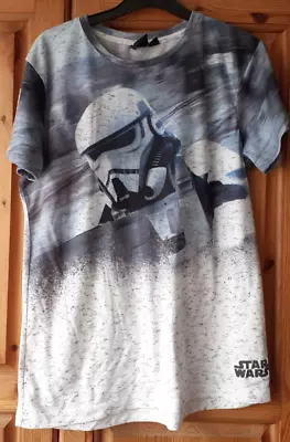Buy Stormtrooper Star Wars Short Sleeve Top…13 To 14 Years • 1£