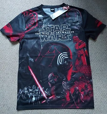 Buy Star Wars Rise Of Skywalker T-Shirt Size M Med Black Red Kylo Ren NEW • 4.99£