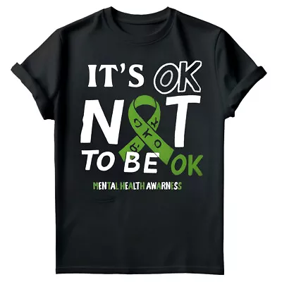 Buy I'm Broken Im OK Mental Health Awareness End The Stigma Disorder T-Shirt #MHA4 • 6.99£