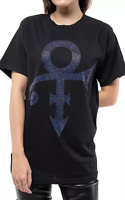 Buy Prince Purple Diamante Symbol Logo T Shirt • 18.95£