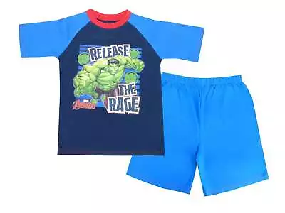Buy The Hulk  Release The Rage  Boys Shortie Pyjamas • 7.99£