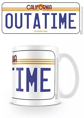 Buy Back To The Future Outatime License Plate Mug New Gift Boxed Official Merch • 9.45£