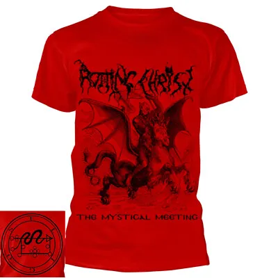 Buy Rotting Christ The Mystical Meeting Red Shirt S-XXL T-Shirt Black Metal Officil • 24.75£