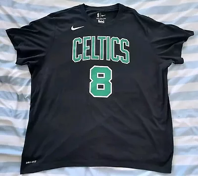 Buy NBA Boston Celtics Nike XXL Kemba Walker Black T-Shirt Basketball Dri-Fit • 12£