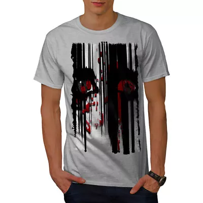 Buy Wellcoda Eyes Scary Creepy Mens T-shirt, Human Graphic Design Printed Tee • 15.99£