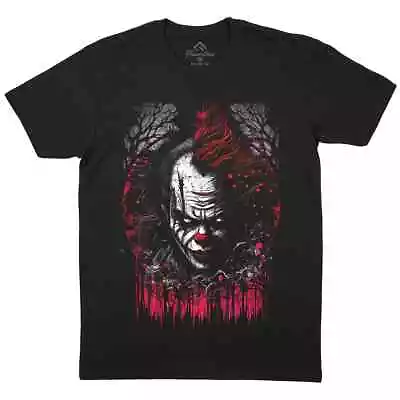Buy Scary Clown Mens T-Shirt Horror It Pennywise Whiteface Monster Mask E227 • 13.99£