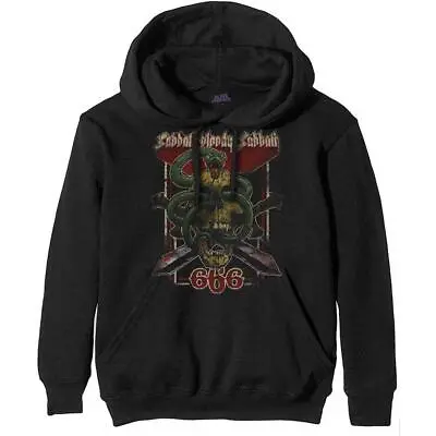 Buy Official Licensed - Black Sabbath - Sabbath Bloody 666 Hoodie Metal Ozzy Iommi • 35.99£