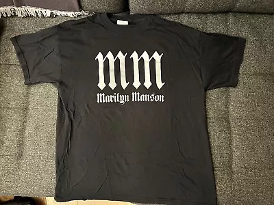 Buy Marilyn Manson Against All Gods European Tour 2005 T-Shirt Black Extremely Rare • 45£