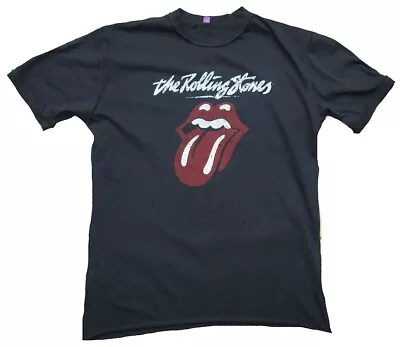 Buy Amplified Official Vintage Rolling Stones Tongue Rock Star Holes T-Shirt XL • 41.17£