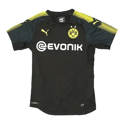 Buy Borussia Dortmund 2017-18 Puma Mens Black Away Shirt | Football Sportswear • 30£