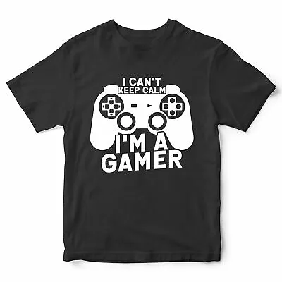 Buy Boys I Cant Keep Calm Im A Gamer T Shirt Gaming Birthday Gift For Gamers Son Kid • 10.95£