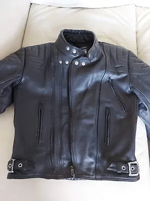 Buy Vintage Leather Motorcycle Jacket And Trousers Set • 75£