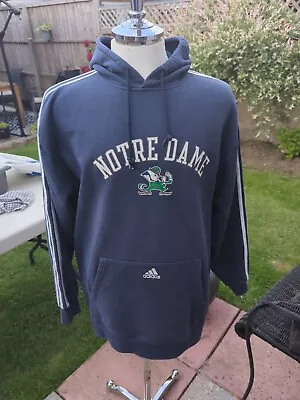 Buy Adidas X Notre Dame Hoodie Sweatshirt Irish Football Y2k Adidas 90s Large 26ptp  • 39.99£