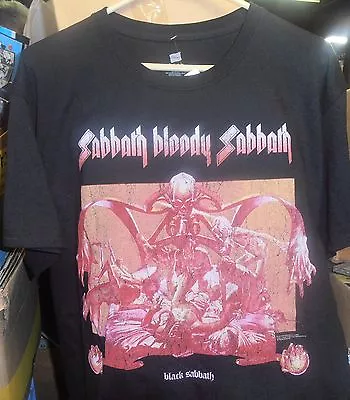 Buy Black Sabbath, Sabbath Bloody Sabbath Black T-Shirt, (Large, XL, XXL) BRAND NEW • 24.12£