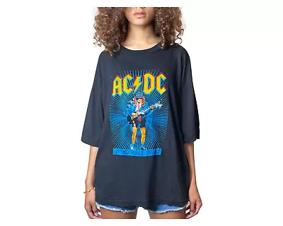 Buy Original Vintage 1980's AC/DC Tour Band T Shirt Who Made Who 1986 • 75£