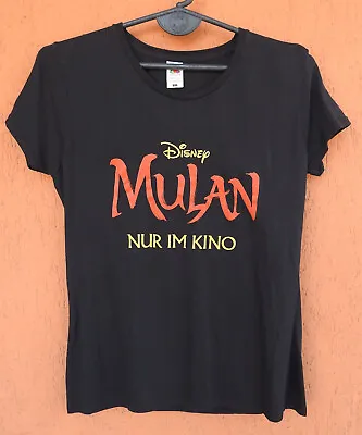 Buy Disney Mulan 2020 German Promo Movie T-Shirt Womens Tee Black (M/L) • 24.42£