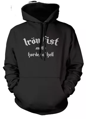 Buy MOTORHEAD Secret Gig Inspired IRON FIST AND THE HOARDS OF HELL, Hoodie • 34£