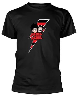 Buy Beano Dennis The Menace Rebel Rebel Black T-Shirt NEW OFFICIAL • 12.99£