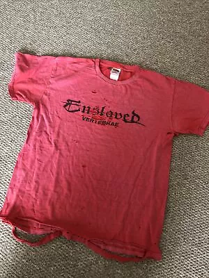 Buy Vintage Enslaved T-shirt. Vertebrae.. Trashed Condition • 45£
