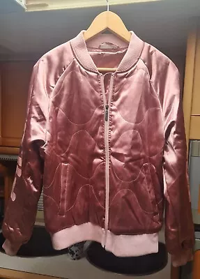 Buy Fila Pink Glossy Bomber Jacket • 54£