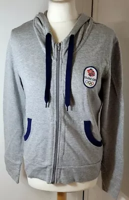 Buy Team GB Olympic Grey Cotton Hoodie - Size 14 • 8£