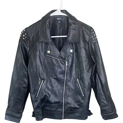 Buy Disney Descendants Black Moto Biker Faux Leather Javcket Size XL NWT • 26.99£