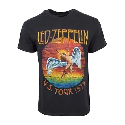 Buy Led Zeppelin 1975 Us Tour T Shirt Original License Shirt Gift Tee Unisex Shirt • 44.42£